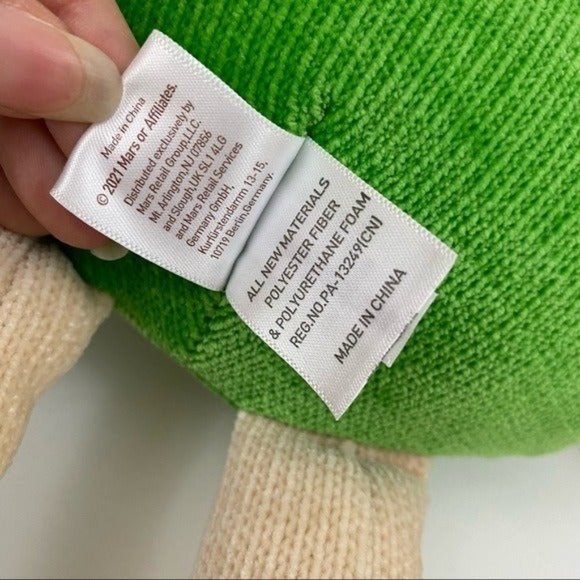 Mars M&M’s World Green Character M&M Knit Plush - Picture 7 of 11